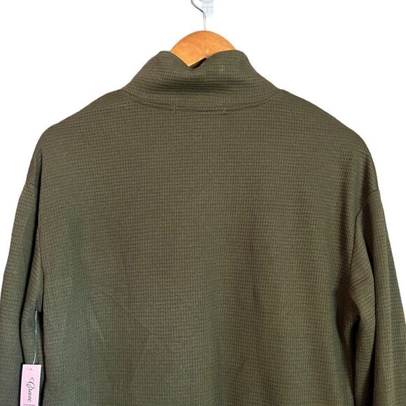 NWT! Crave game  green eagle quarter zip sweater - Picture 8 of 10